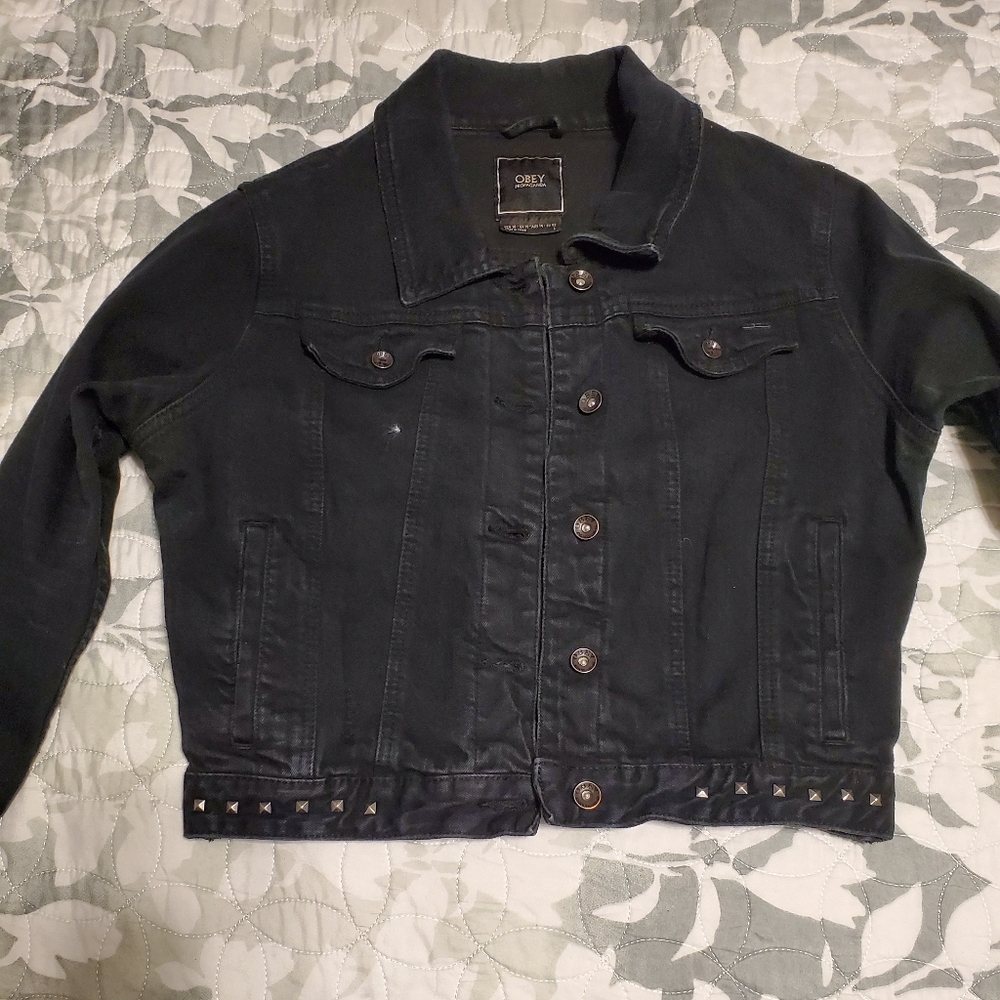Obey jean jacket